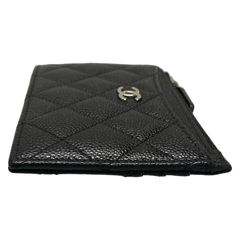 CHANEL Matelasse - Black Calfskin Coin Case - Picture 7 of 10